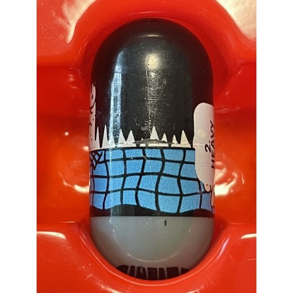 Mighty Beanz HEAVY METAL BEAN #2 Series 1 Collectible Toy Black Blue - Picture 4 of 8